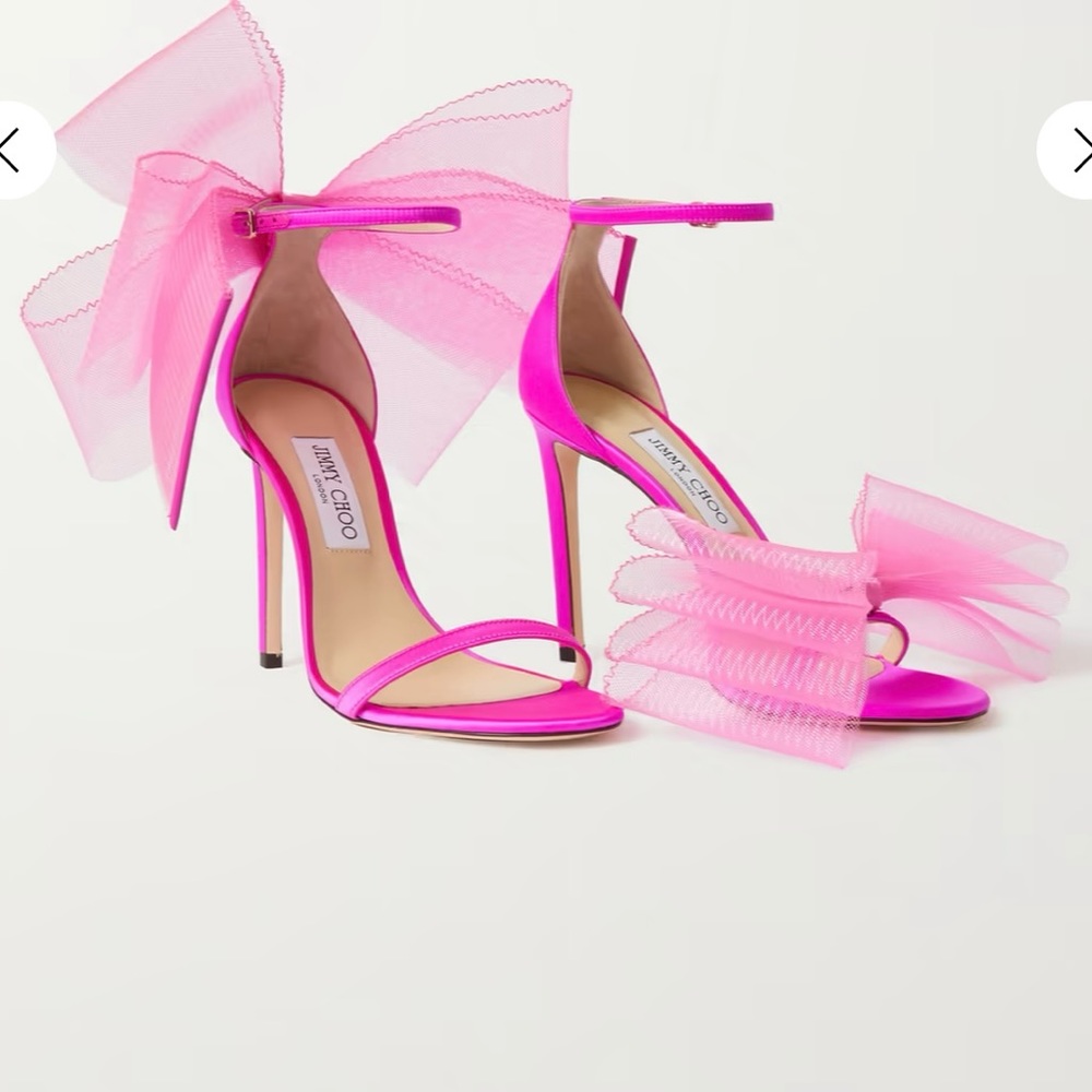 Jimmy Cho bow heels